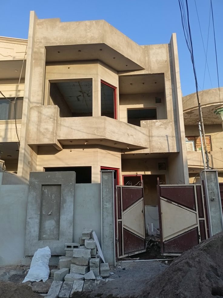 تنفيذ هيكل فيلا سكنية في أبها